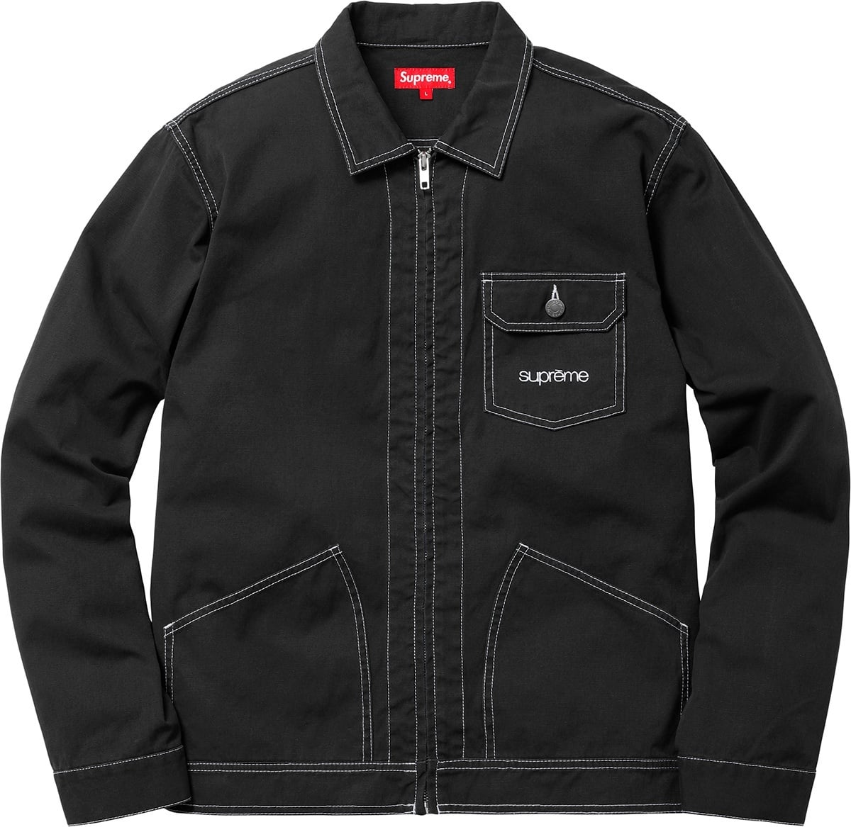 Contrast Stitch Work Jacket view 11
